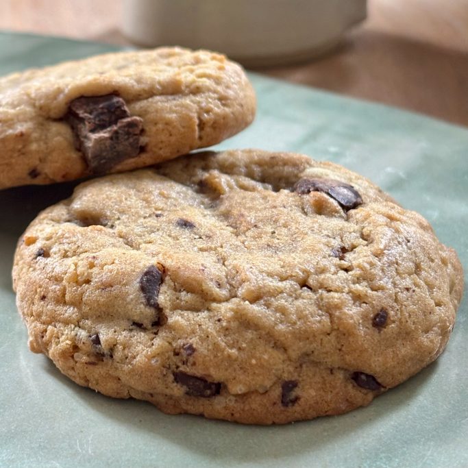 Cookie chocolat noir & beurre de cacahuètes