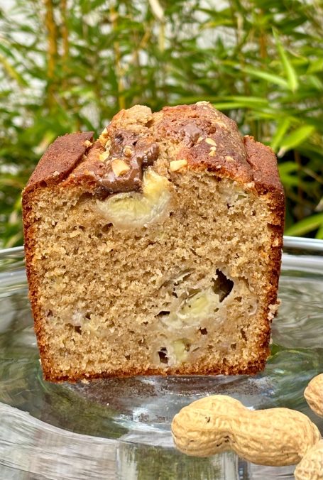 Cake banane & beurre de cacahuètes